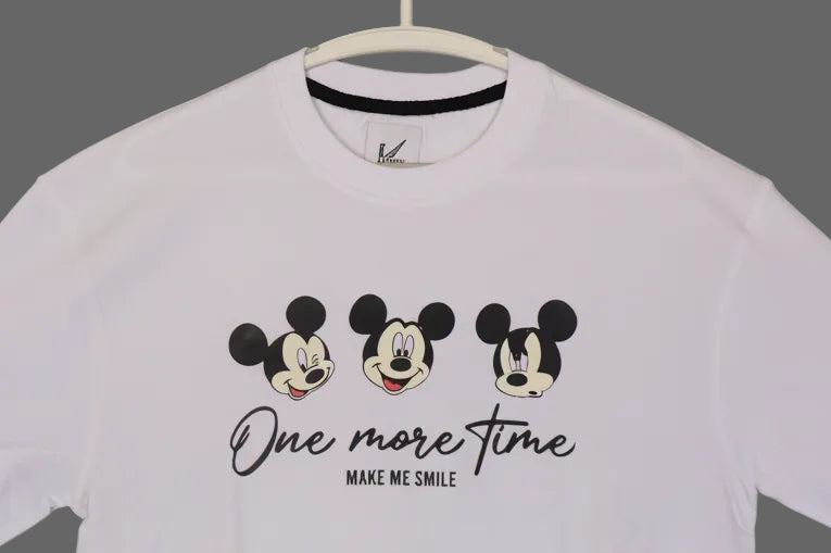 White Lightweight One More Time  Male Smile