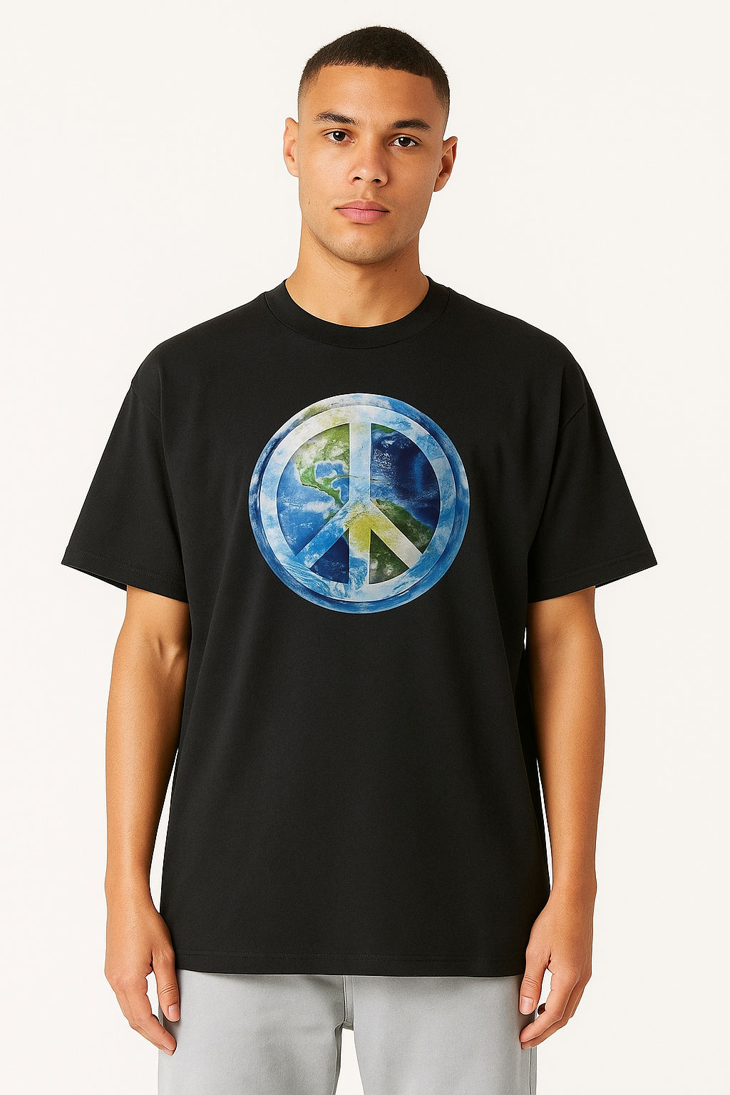 100% Cotton Oversized Fit Printed Tshirt